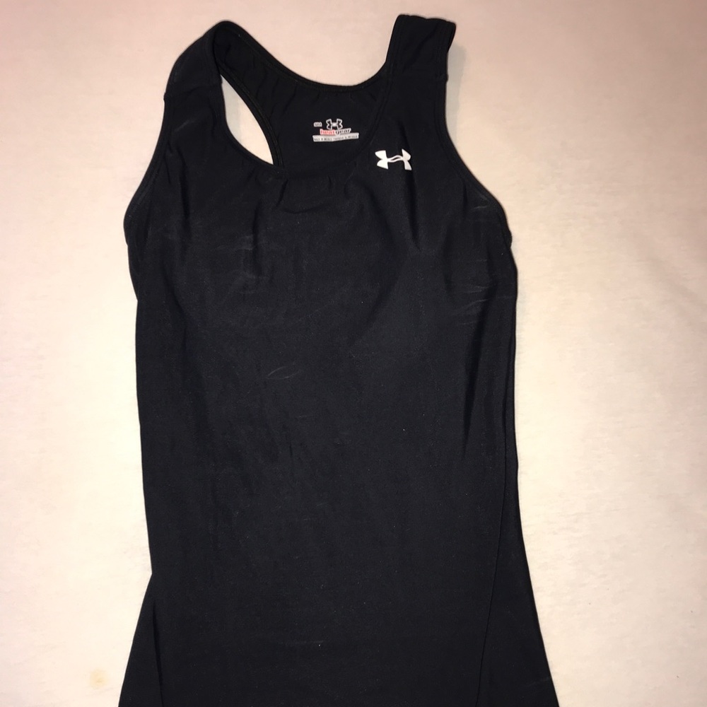 Workout top black razor back